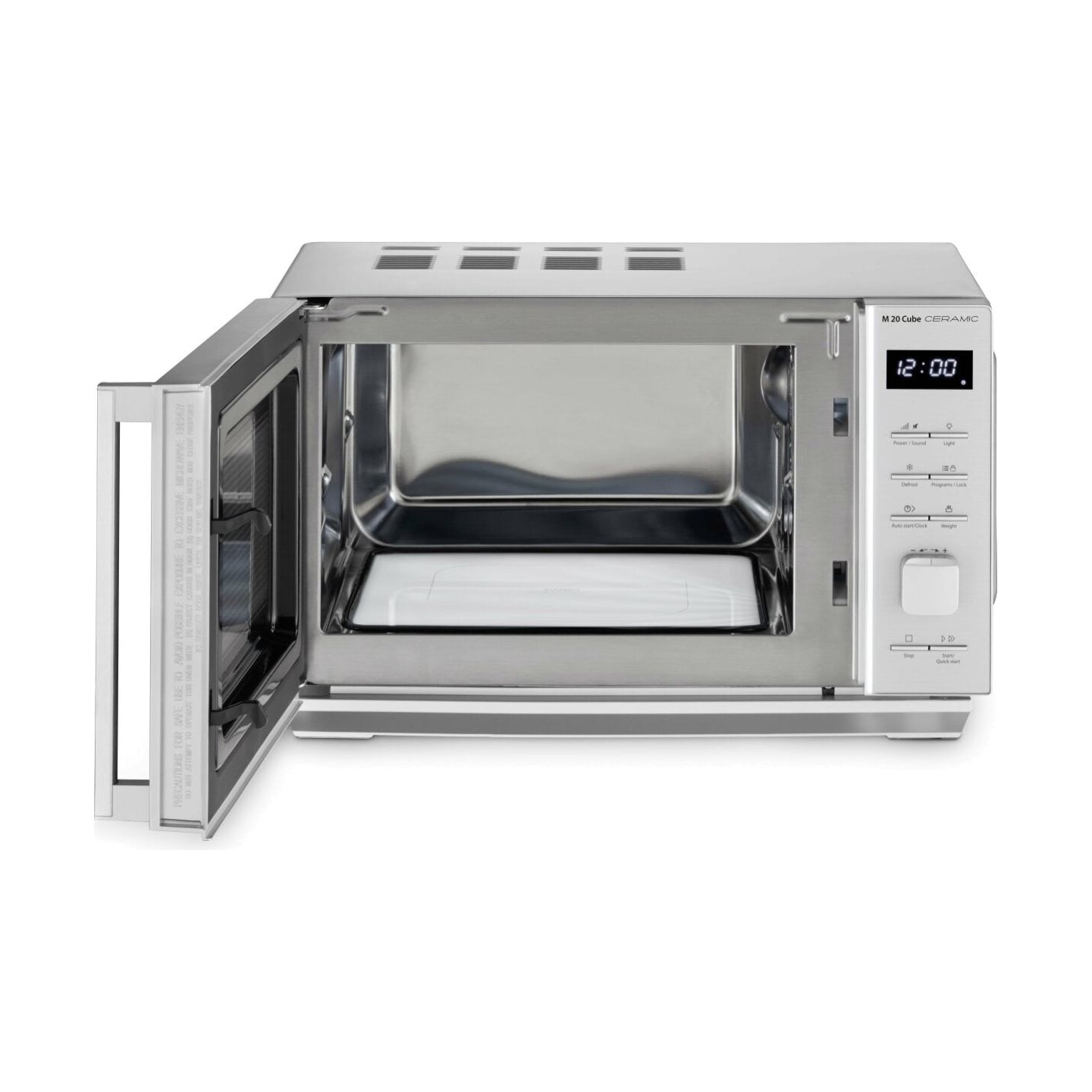 Caso | Microwave Oven | M 20 Cube | Free standing | 800 W | Silver