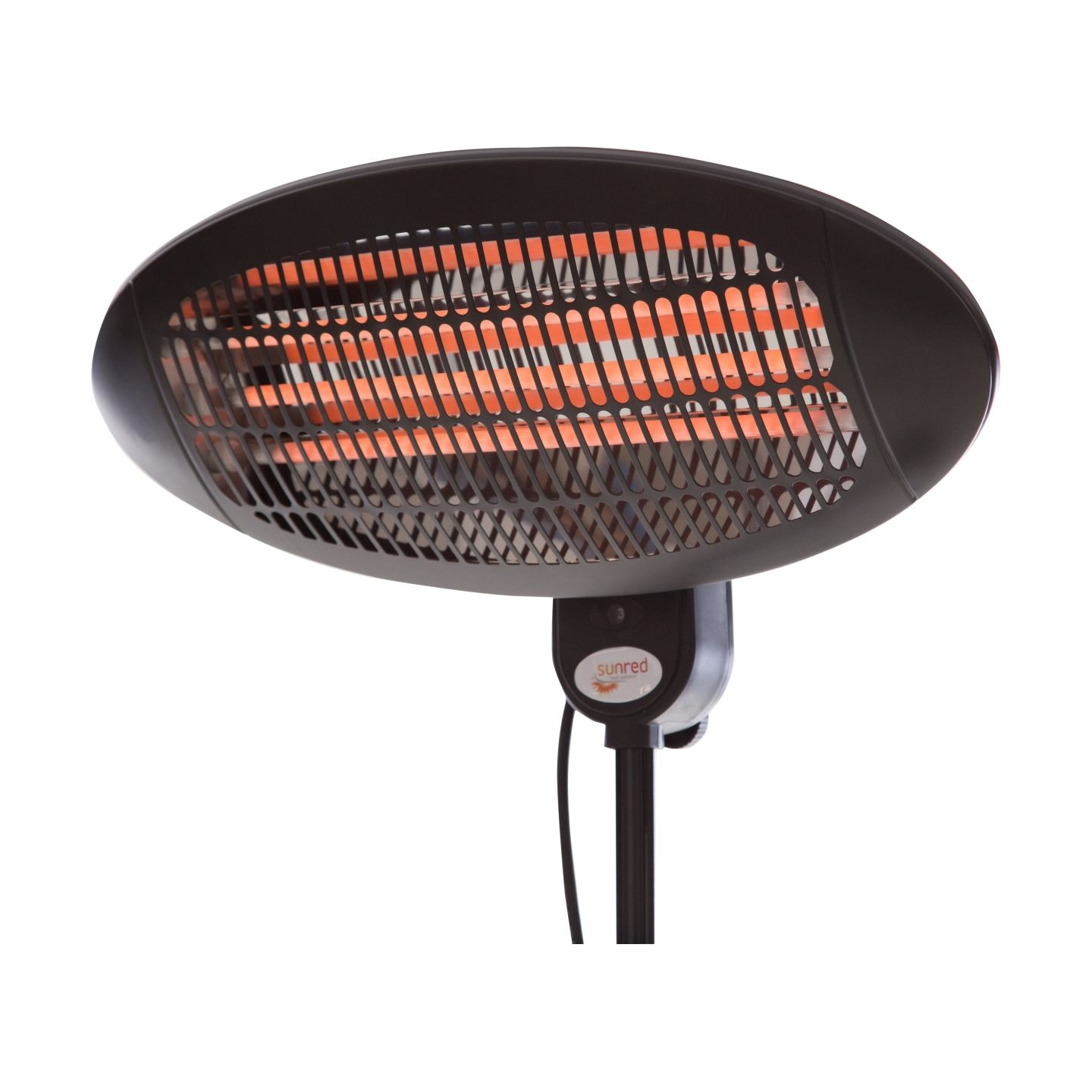 Sunred | Heater | SMQ2000A, Elekra Quartz Standing | Infrared | 2000 W | Black | IP34