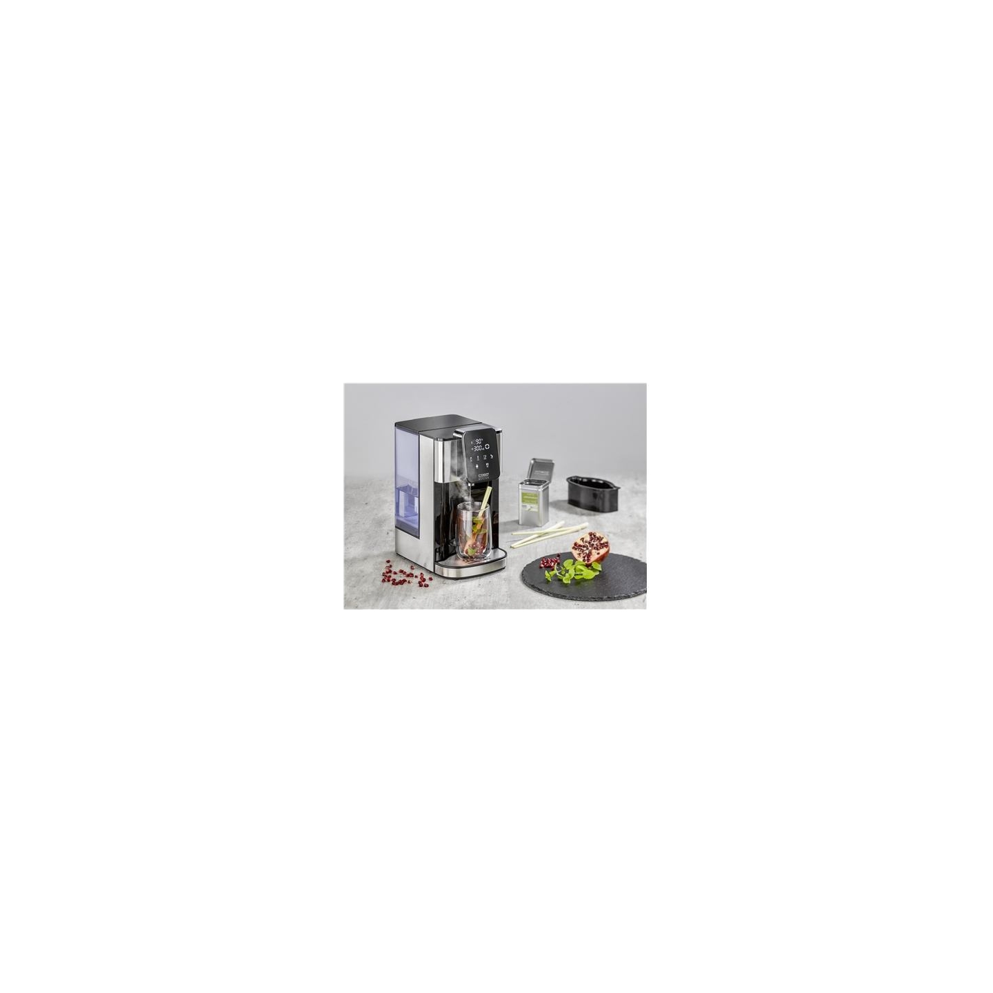 Caso | Turbo Hot Water Dispenser | HW 1660 | Water Dispenser | 2600 W | 4 L | Plastic/Stainless Steel | Black/Stainless Steel