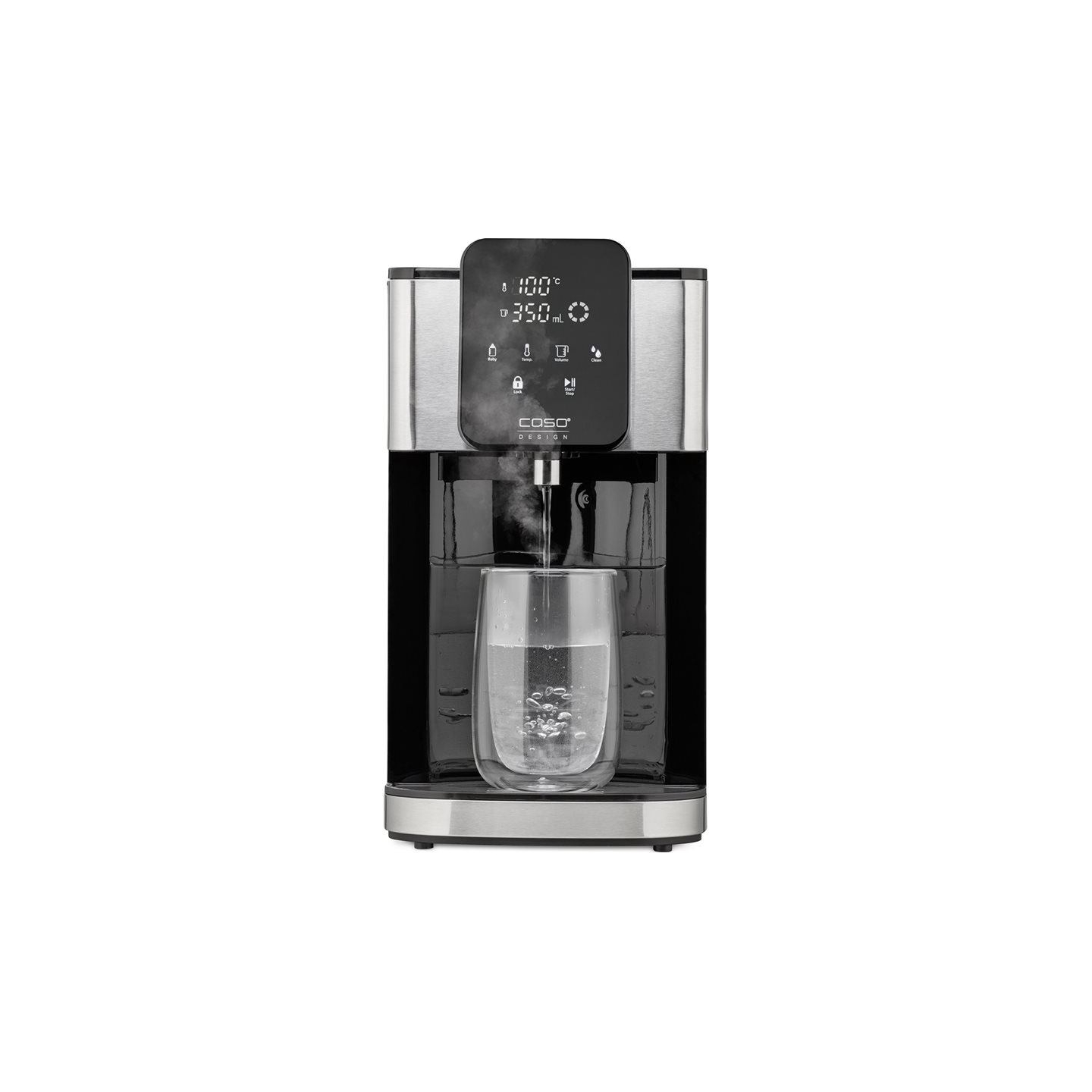 Caso | Turbo Hot Water Dispenser | HW 1660 | Water Dispenser | 2600 W | 4 L | Plastic/Stainless Steel | Black/Stainless Steel