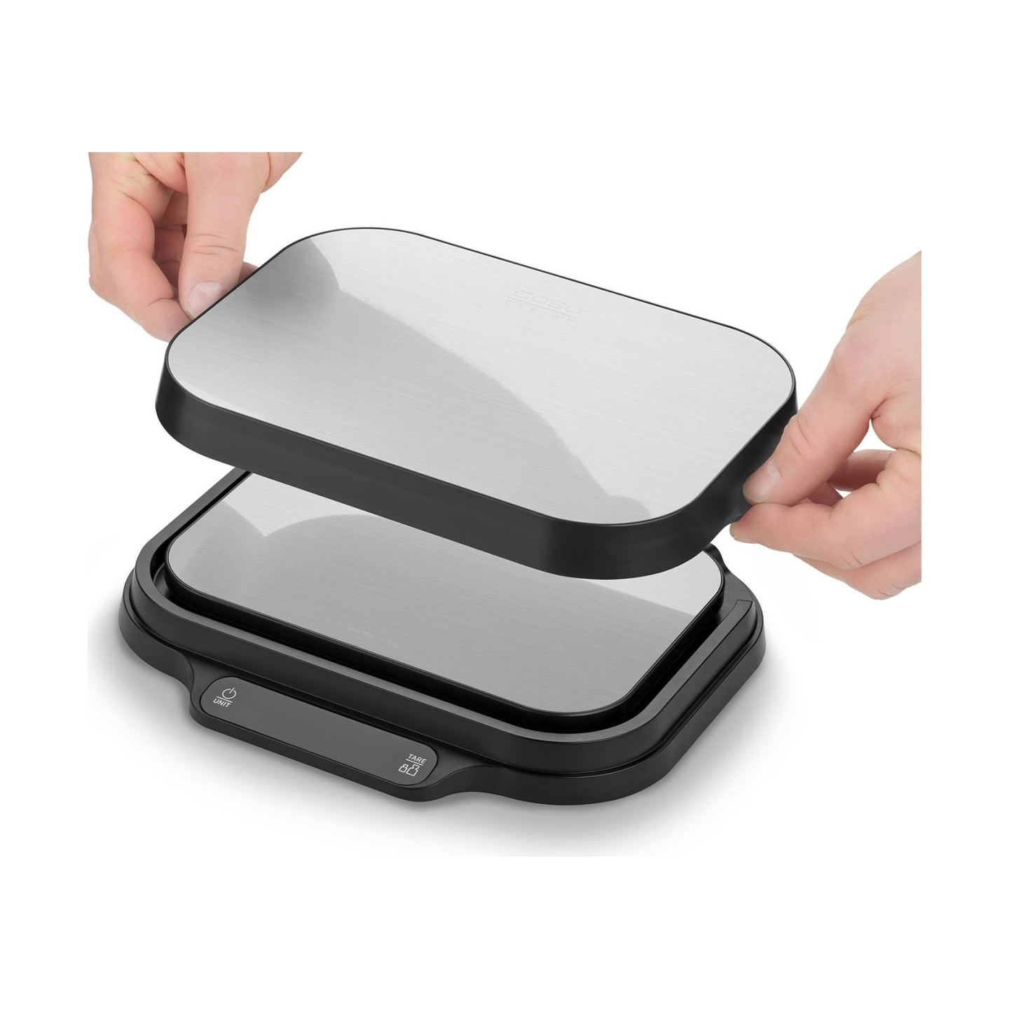 Caso Kitchen and Precision scales | KitchenDuo | Display type LED | Black/Stainless steel