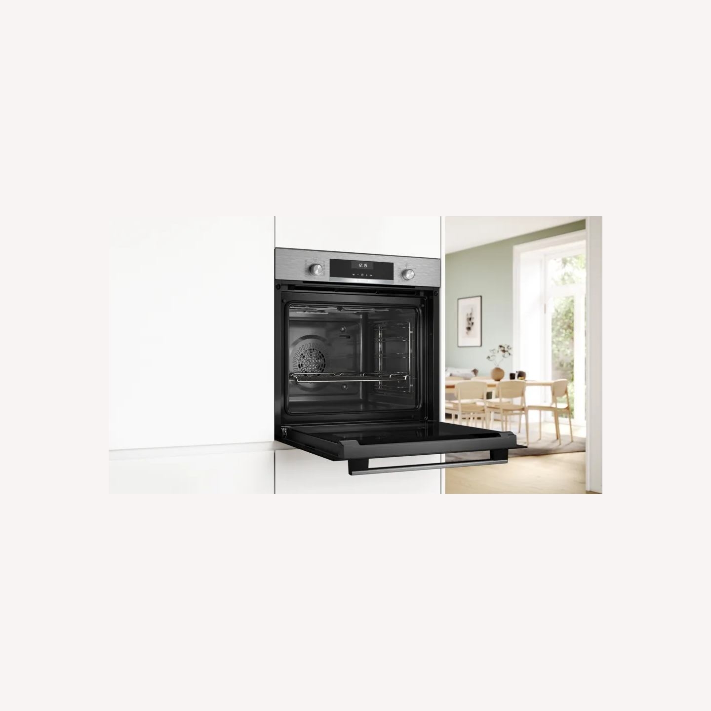 Bosch Oven | HBG517CS4 | 71 L | Electric | Hydrolytic | Control knob | Height 59.5 cm | Width 59.4 cm | Stainless steel