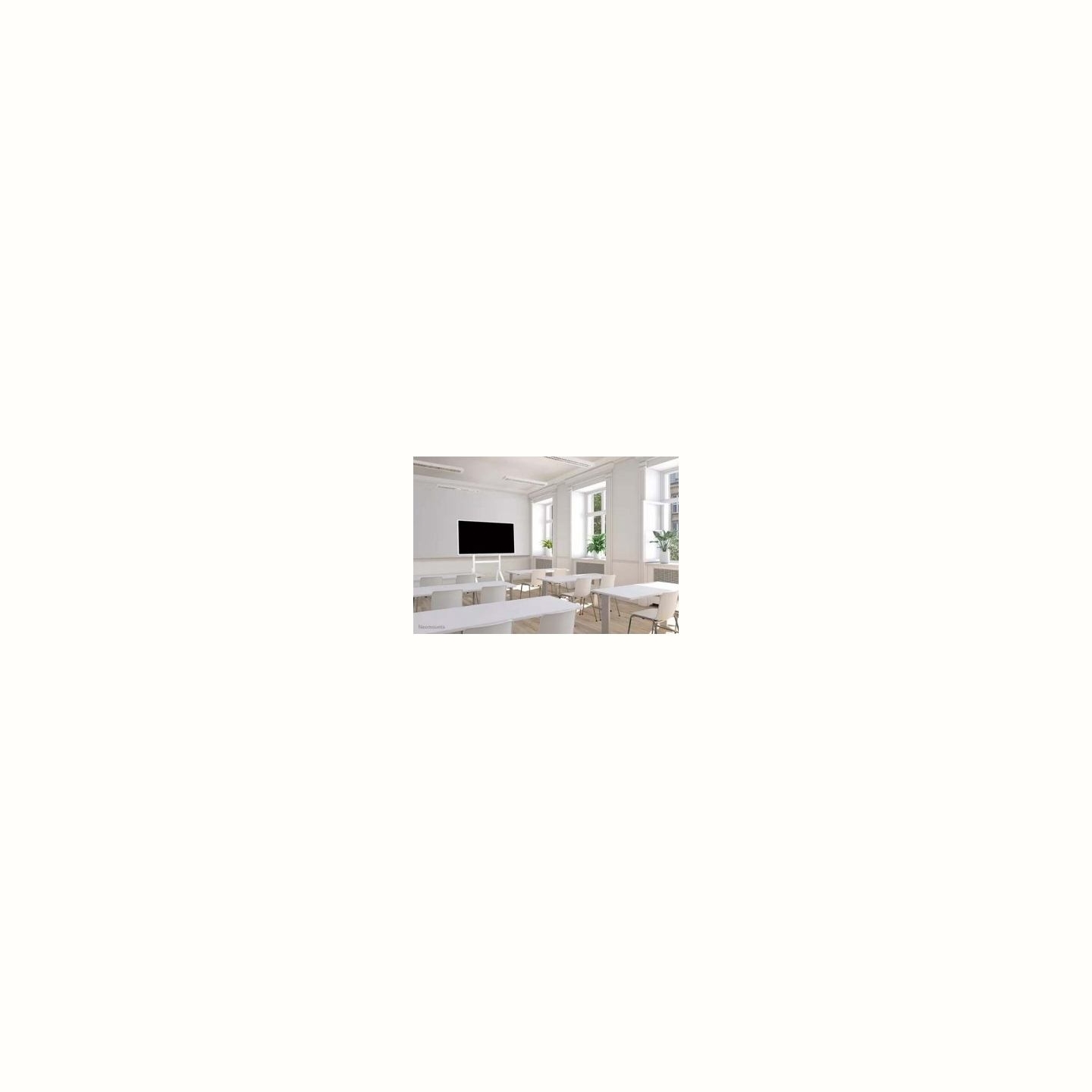 Neomounts MOVE GO FLIP ROTATIONAL MOBILE FLOOR STAND FOR SAMSUNG FLIP 55” EN 65” (FAST INSTALL, HEIGHT ADJUSTABLE)