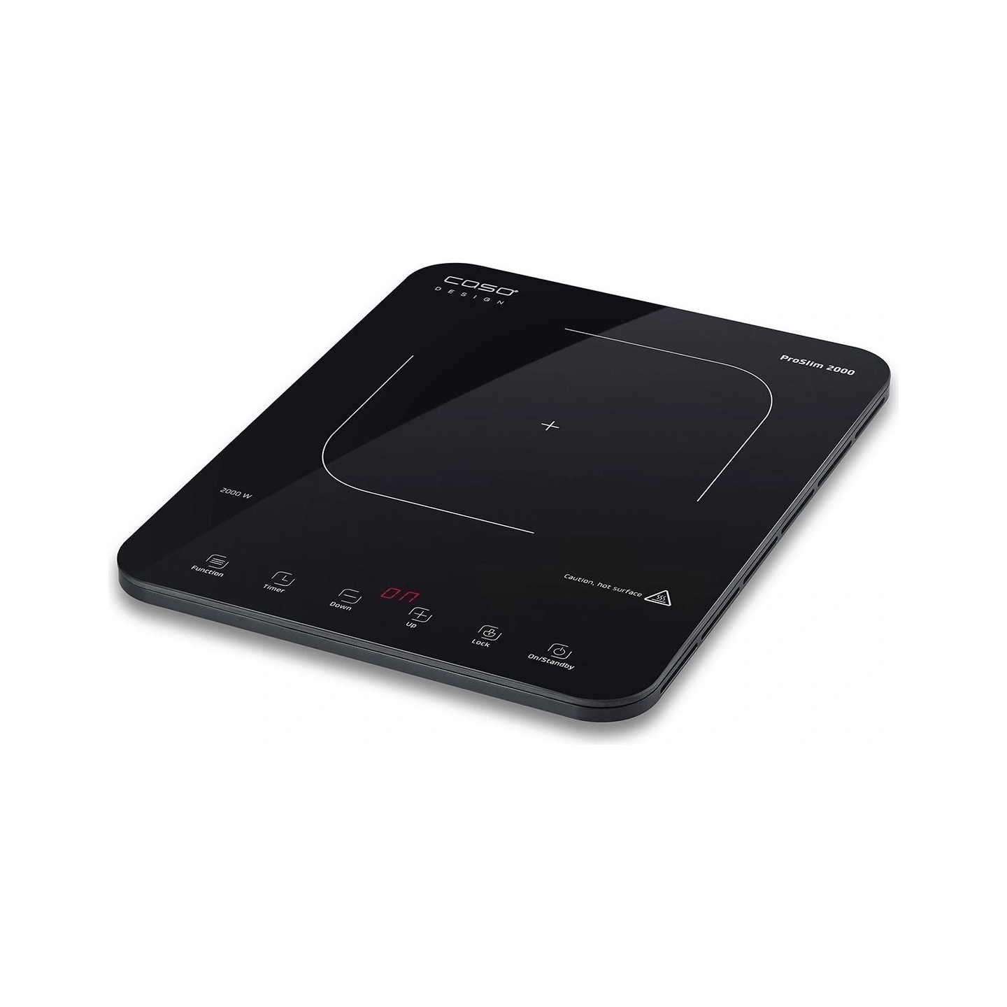Caso Mobile Single Hob | ProSlim 2000 | Induction | Number of burners/cooking zones 1 | Touch | Timer | Black
