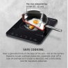 Caso Mobile Single Hob | ProSlim 2000 | Induction | Number of burners/cooking zones 1 | Touch | Timer | Black