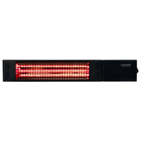 Sunred | Heater | RDS-15W-B, Fortuna Wall | Infrared | 1500 W | Black | IP55