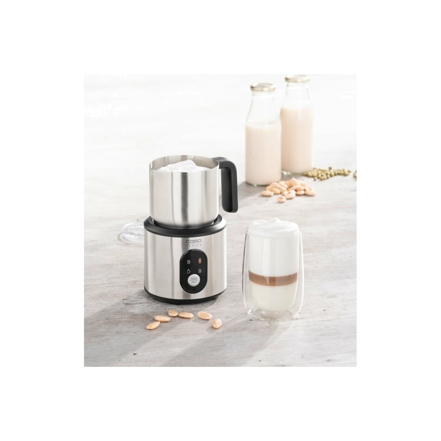 Caso | Crema & Choco Milk frother | 01666 | 0,35 L | 500 W | Black