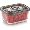 Caso Glass Vacuum Container with Plastic Lid | VacuBoxx Eco M | Transparent