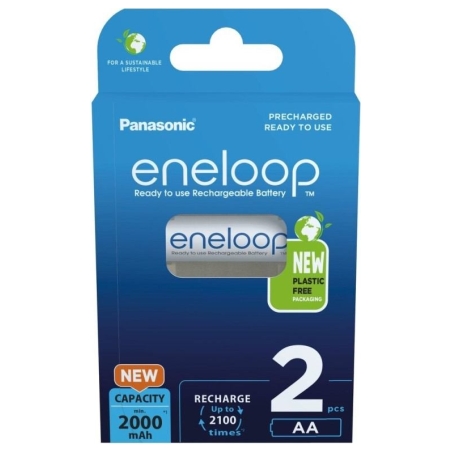Panasonic Rechargeable Batteries | ENELOOP BK-3MCDE/2CP | AA | 2000 mAh | 2 pc(s)