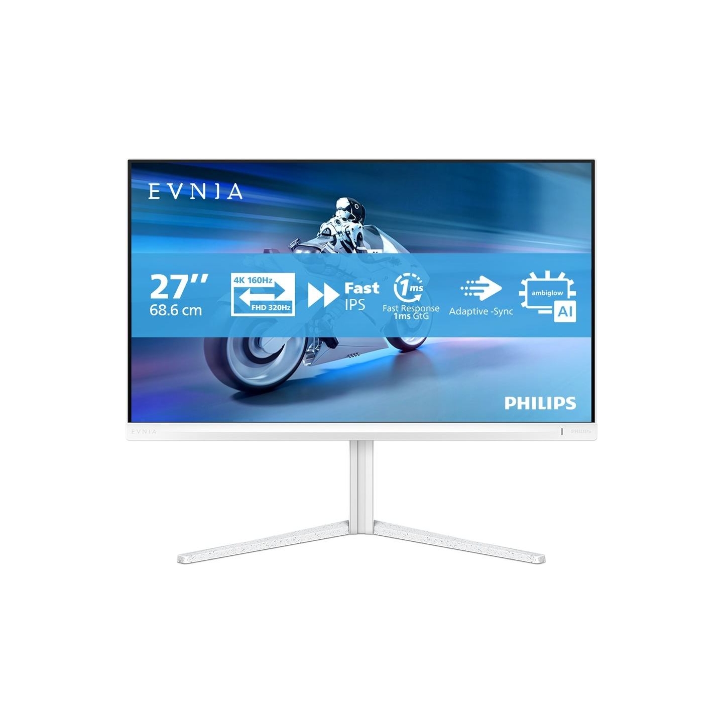 Philips Monitor 27M2N5901A 27 inch IPS 4K 160Hz HDMIx2 DP Pivot Speakers