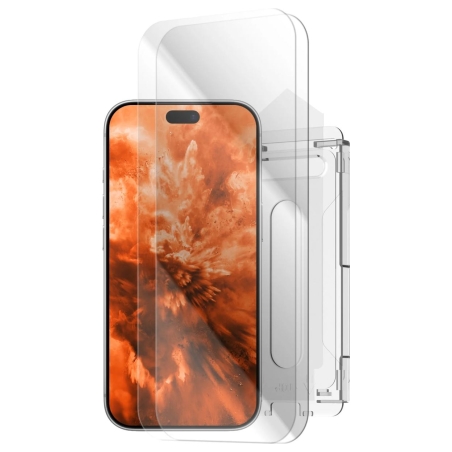 Fixed 2,5D Tempered Glass with anti-dust applicator for Apple iPhone 18 Pro Max, 2 pcs | Fixed