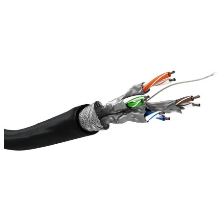 Goobay | CAT 6 Outdoor Network Cable, S/FTP (PiMF), 100 m | 57195 | U/UTP | Black
