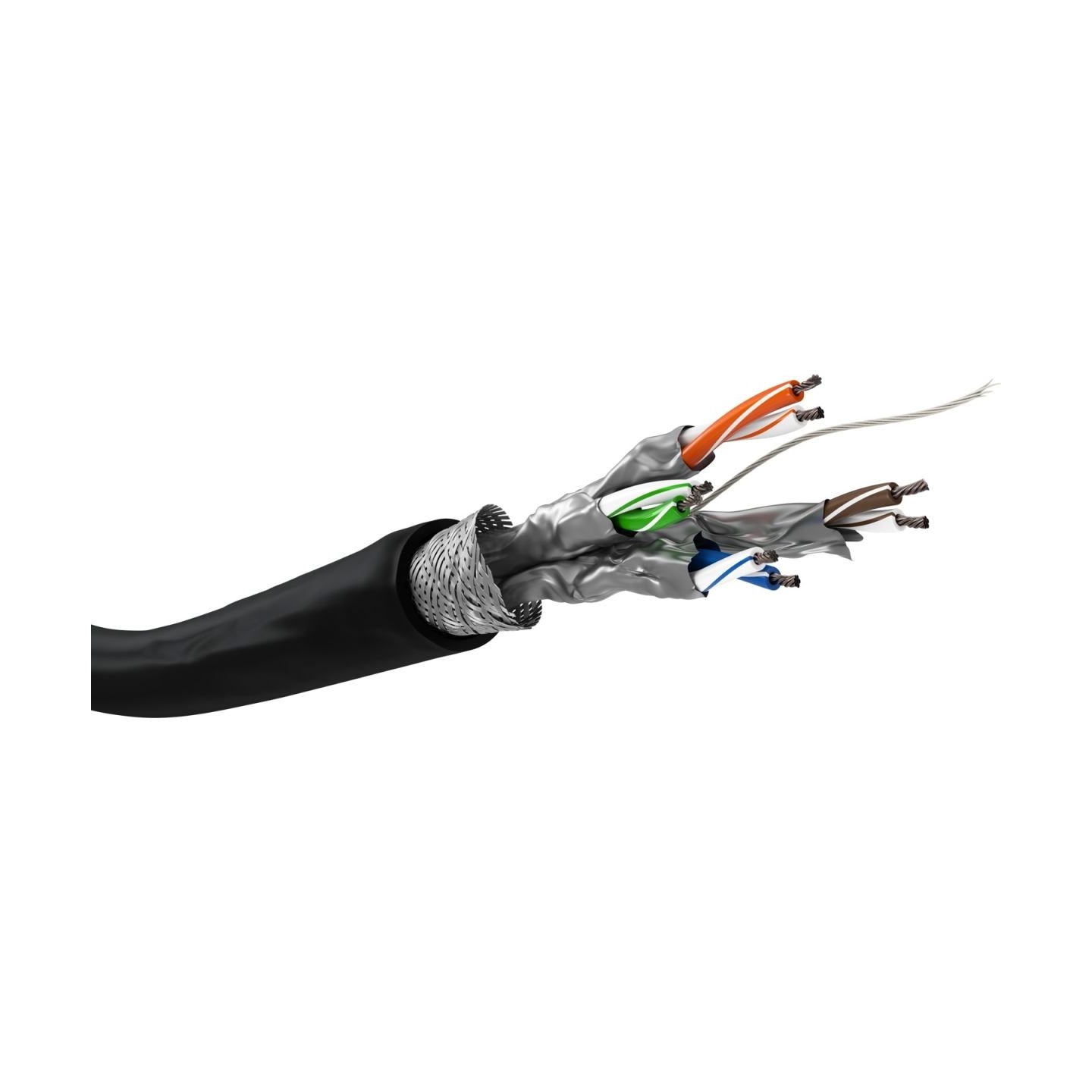Goobay | CAT 6 Outdoor Network Cable, S/FTP (PiMF), 100 m | 57195 | U/UTP | Black