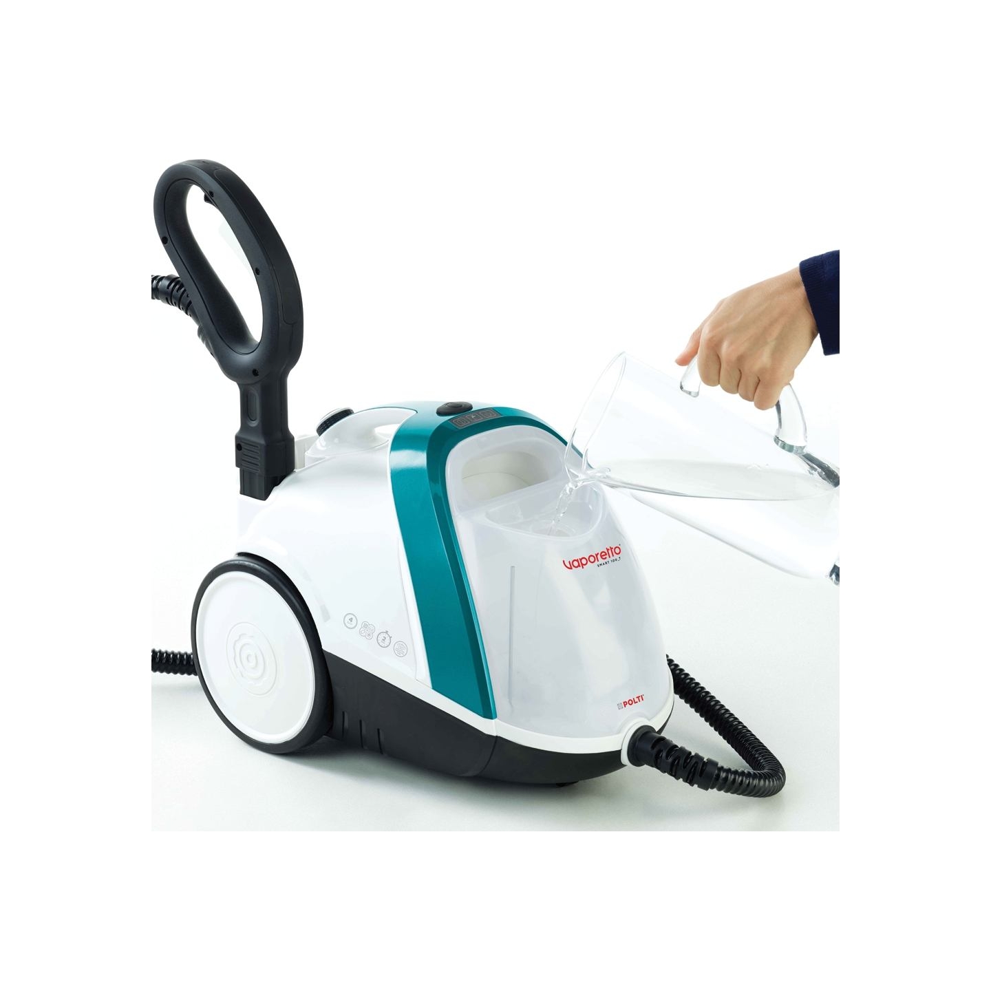 Polti | Steam cleaner | PTEU0277 Vaporetto Smart 100_T | Power 1500 W | Steam pressure 4 bar | Water tank capacity 2 L | White