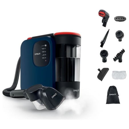 Polti Steam cleaner | StainOver Pet SC40 | Power 2000 W | Water tank capacity 1.6 L | Blue/Black