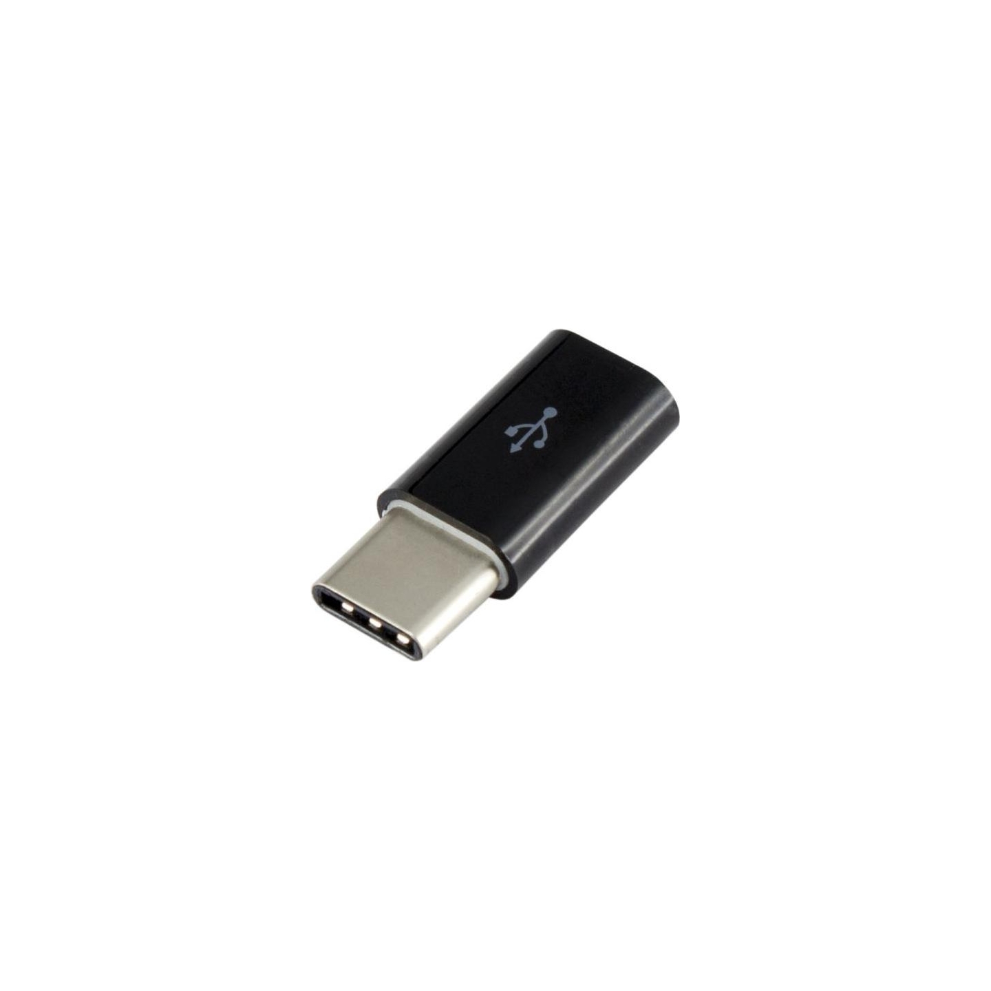 Sbox Micro USB 2.0 F. -> TYPE C M. Black AD.USB-C B