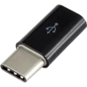 Sbox Micro USB 2.0 F. -> TYPE C M. Black AD.USB-C B