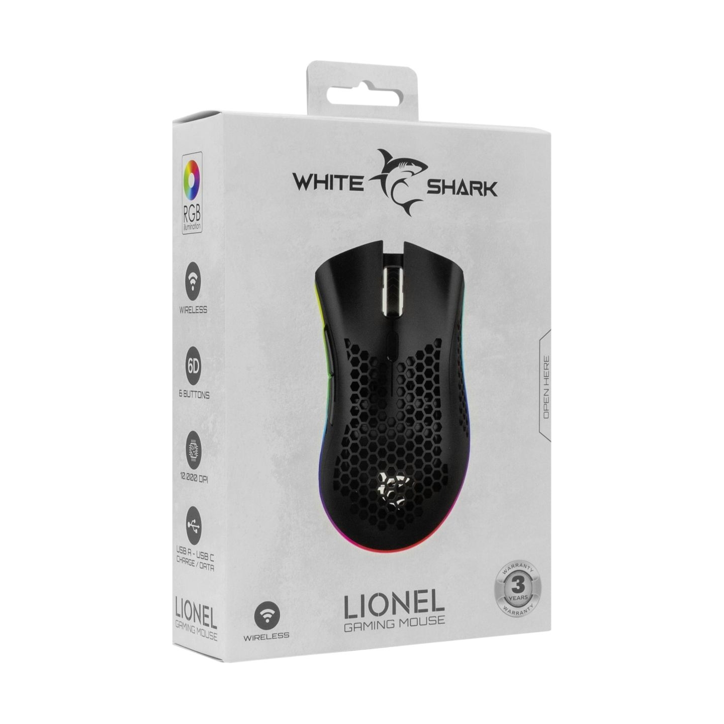White Shark WGM-5012 Lionel Black