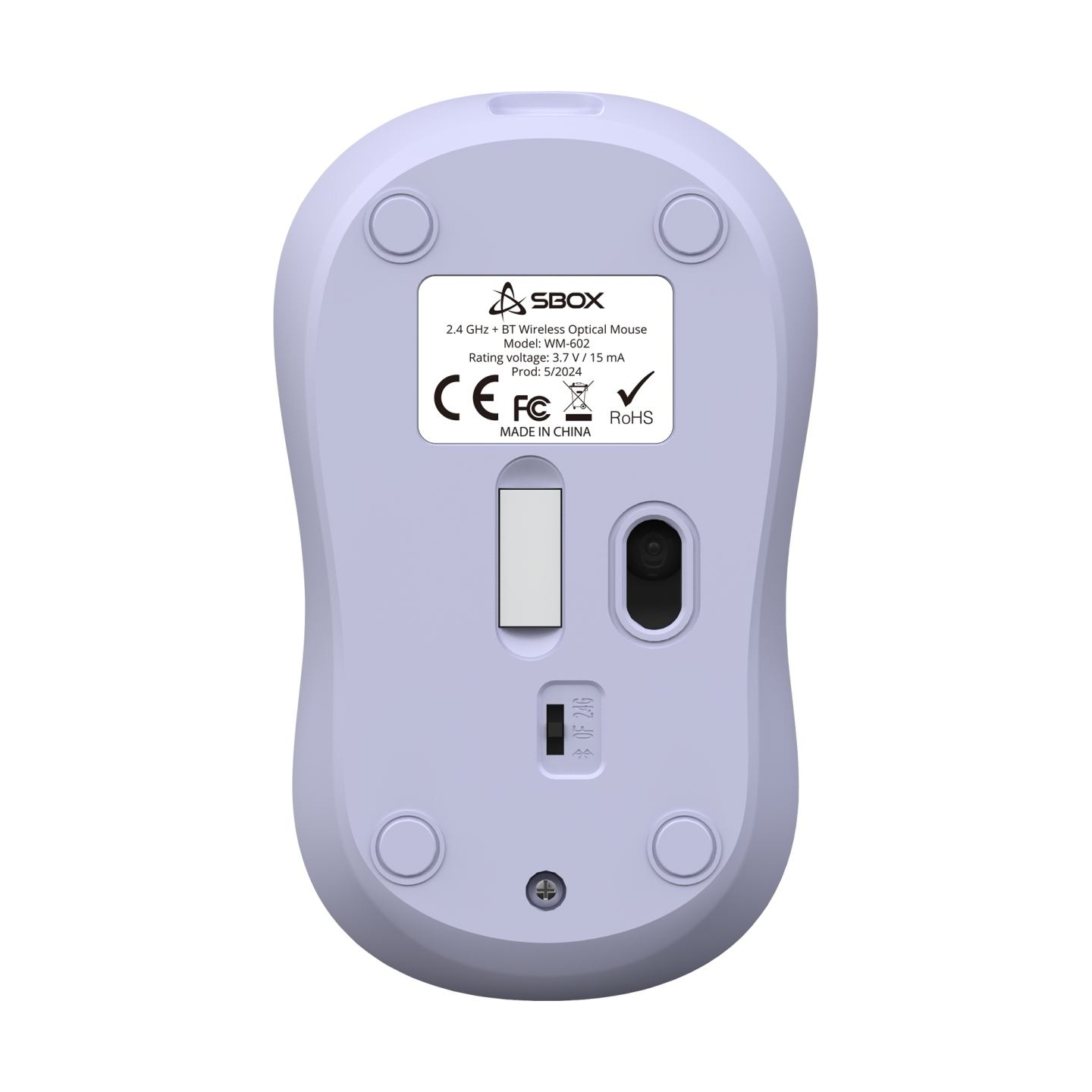 Sbox WM-602 Purple Wireless