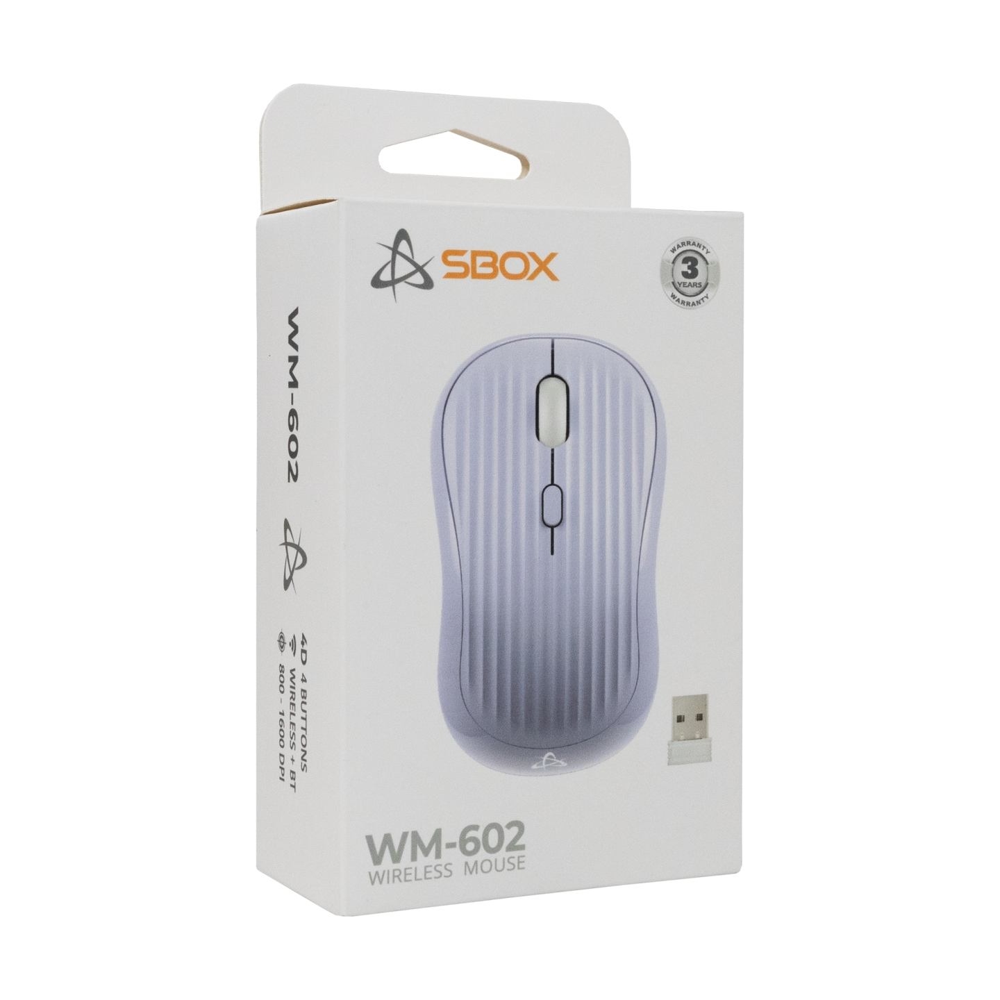 Sbox WM-602 Purple Wireless