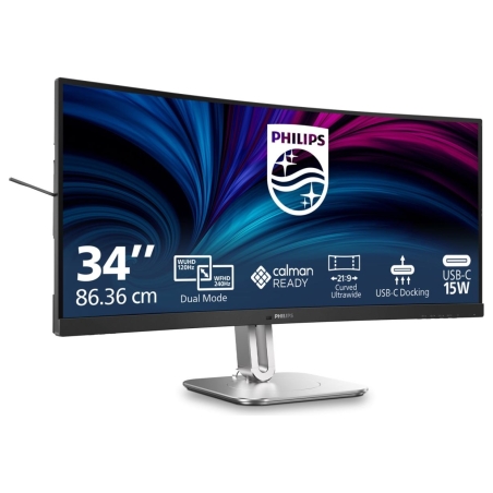 Philips 34B2U5900C/00 34" DUAL Mode Curved Business monitor 21:9/5120x2160/350cdm2/2ms/DP HDMI USB-C | Philips | 34B2U5900C/00 |