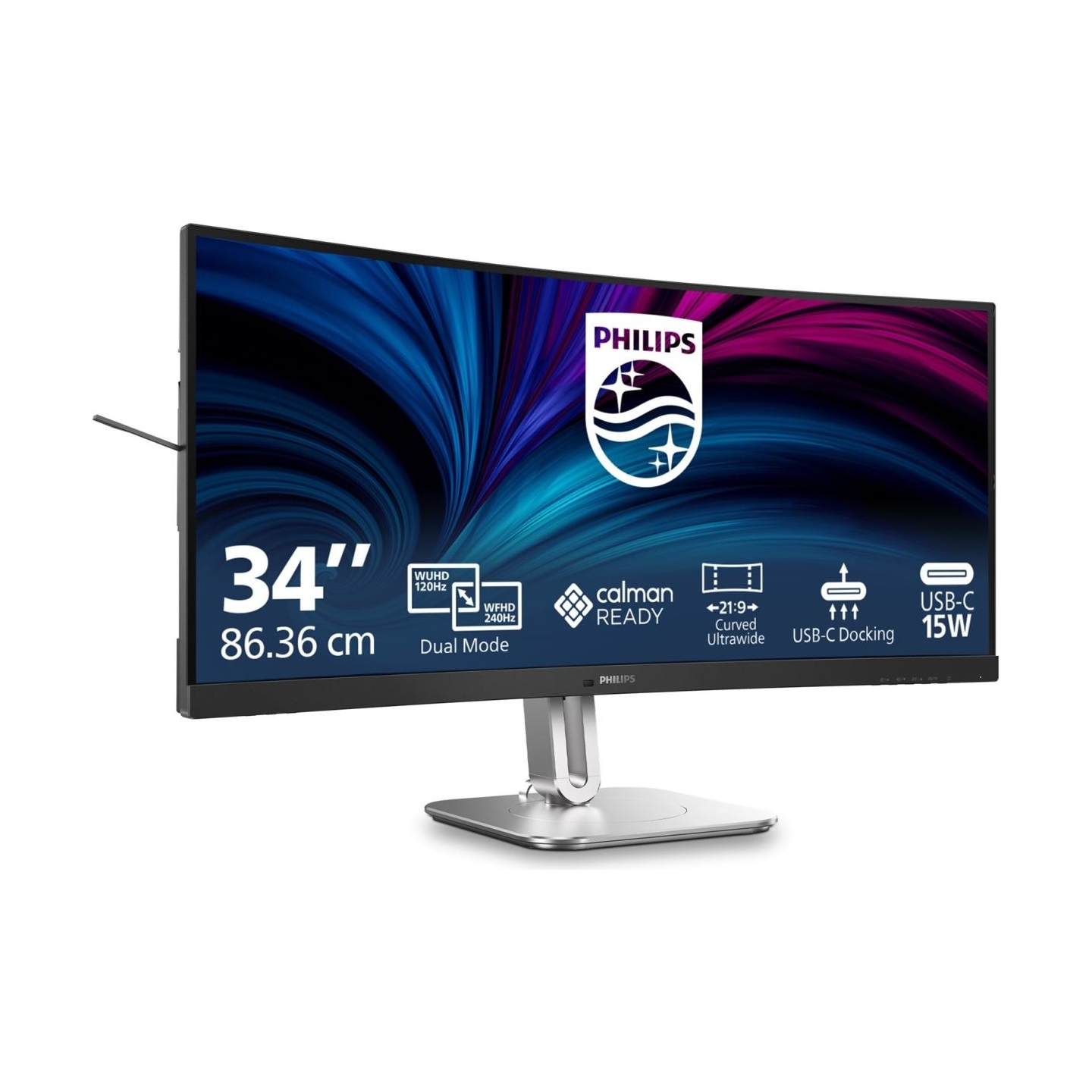 Philips 34B2U5900C/00 34" DUAL Mode Curved Business monitor 21:9/5120x2160/350cdm2/2ms/DP HDMI USB-C | Philips | 34B2U5900C/00 |