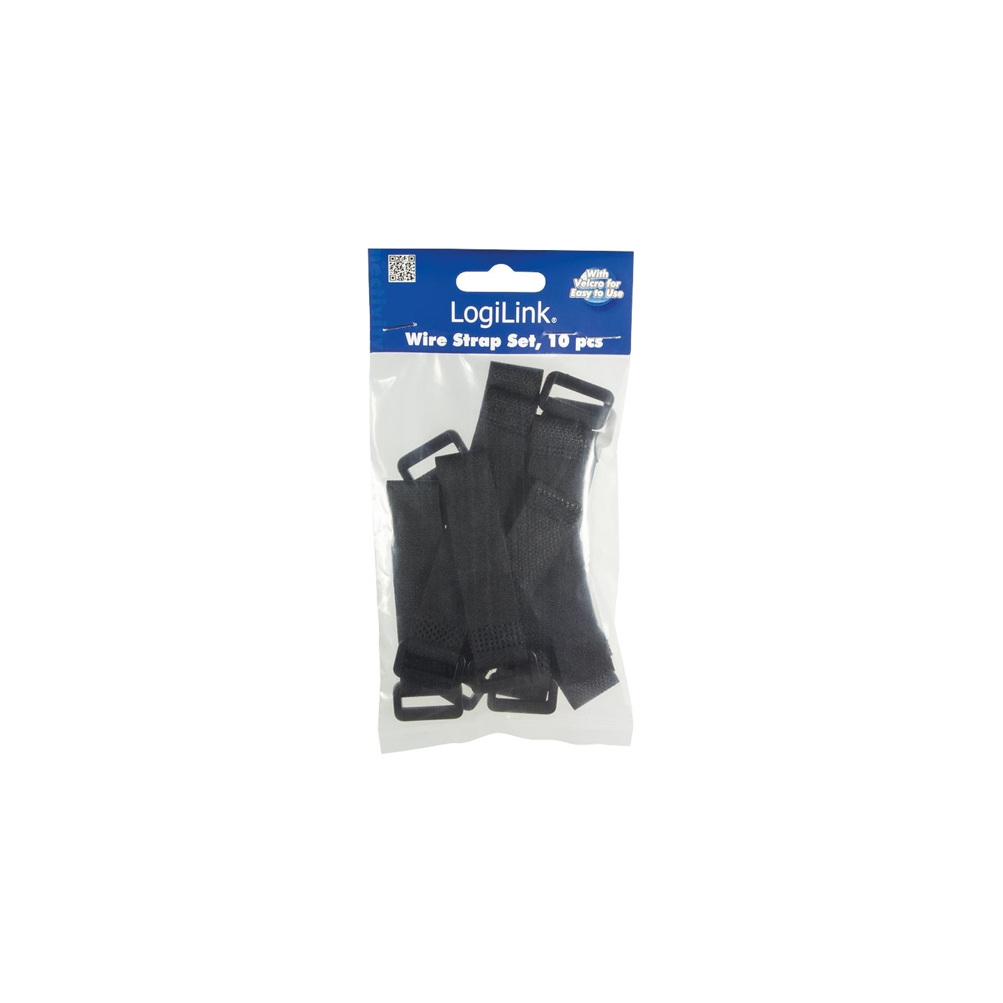 Logilink Velcro cable strap | KAB0056 | Black