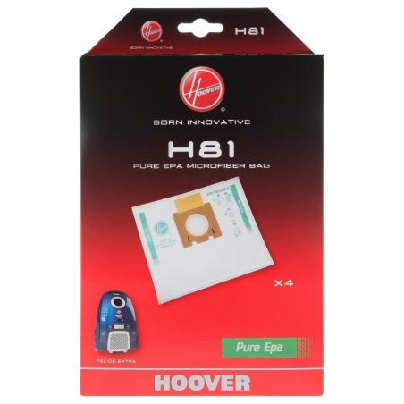 Hoover | Pure Epa microfiber Vacuum cleaner bags | H81, | White