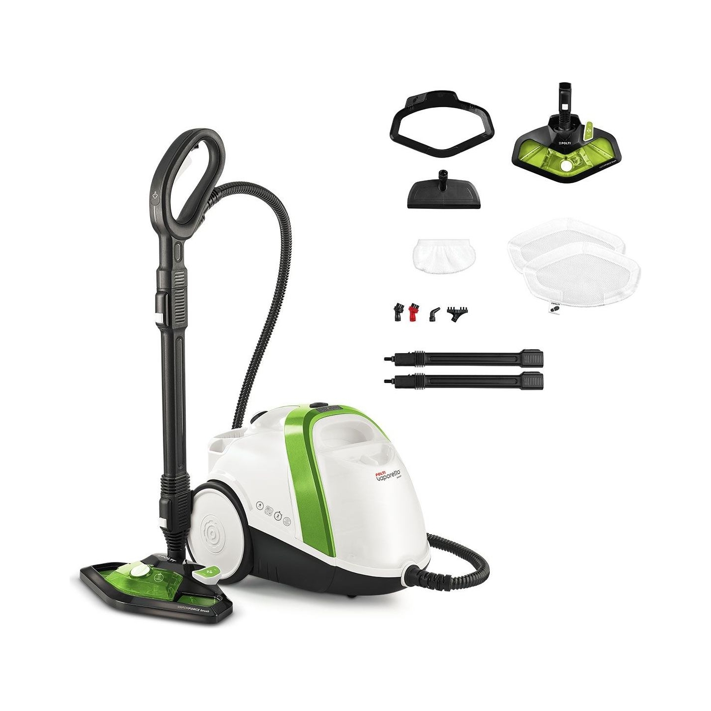 Polti | Steam cleaner | PTEU0317 Vaporetto Smart 110 Eco | Power 1500 W | Steam pressure 4 bar | Water tank capacity 2 L | White