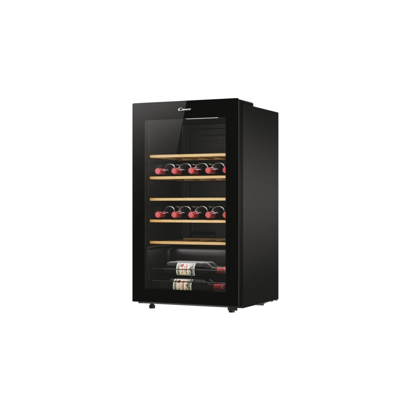 Candy | Wine Cooler | 438063 | Energy efficiency class G | Free standing | Bottles capacity 34 | Black