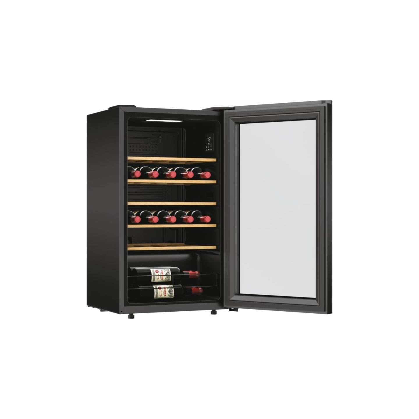 Candy | Wine Cooler | 438063 | Energy efficiency class G | Free standing | Bottles capacity 34 | Black