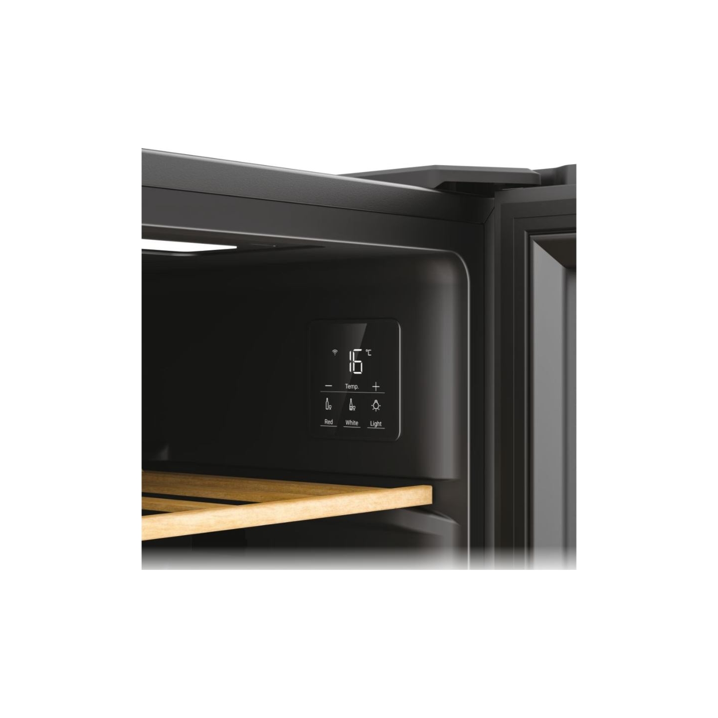 Candy | Wine Cooler | 438063 | Energy efficiency class G | Free standing | Bottles capacity 34 | Black