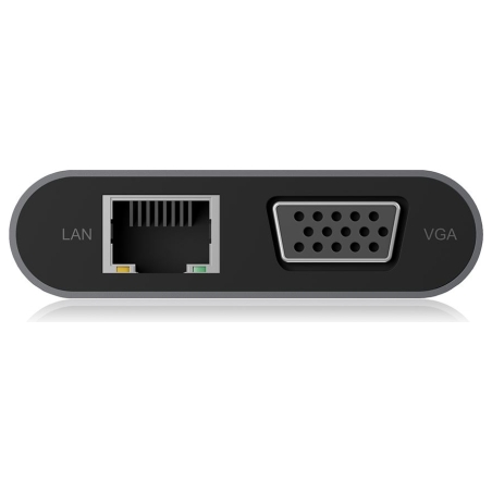 Raidsonic Icy Box IB-DK4040-CPD USB Type-C™ DockingStation with two video interfaces | Raidsonic