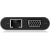 Raidsonic Icy Box IB-DK4040-CPD USB Type-C™ DockingStation with two video interfaces | Raidsonic
