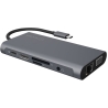 Raidsonic Icy Box IB-DK4040-CPD USB Type-C™ DockingStation with two video interfaces | Raidsonic
