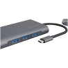 Raidsonic Icy Box IB-DK4040-CPD USB Type-C™ DockingStation with two video interfaces | Raidsonic