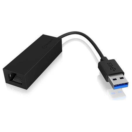 Raidsonic | USB 3.0 (A-Type) to Gigabit Ethernet Adapter | IB-AC501a