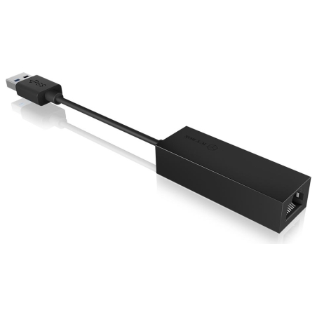Raidsonic | USB 3.0 (A-Type) to Gigabit Ethernet Adapter | IB-AC501a