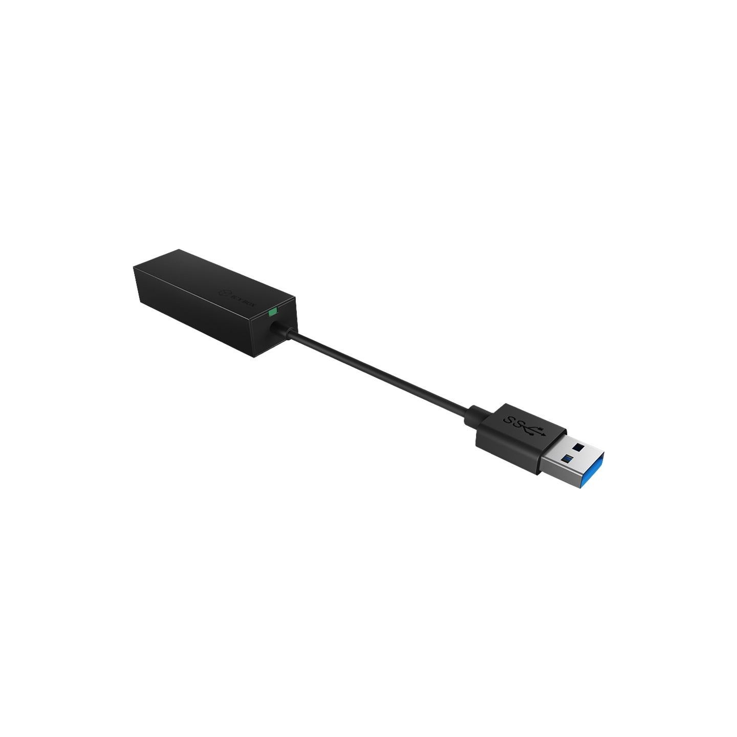 Raidsonic | USB 3.0 (A-Type) to Gigabit Ethernet Adapter | IB-AC501a