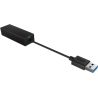 Raidsonic | USB 3.0 (A-Type) to Gigabit Ethernet Adapter | IB-AC501a
