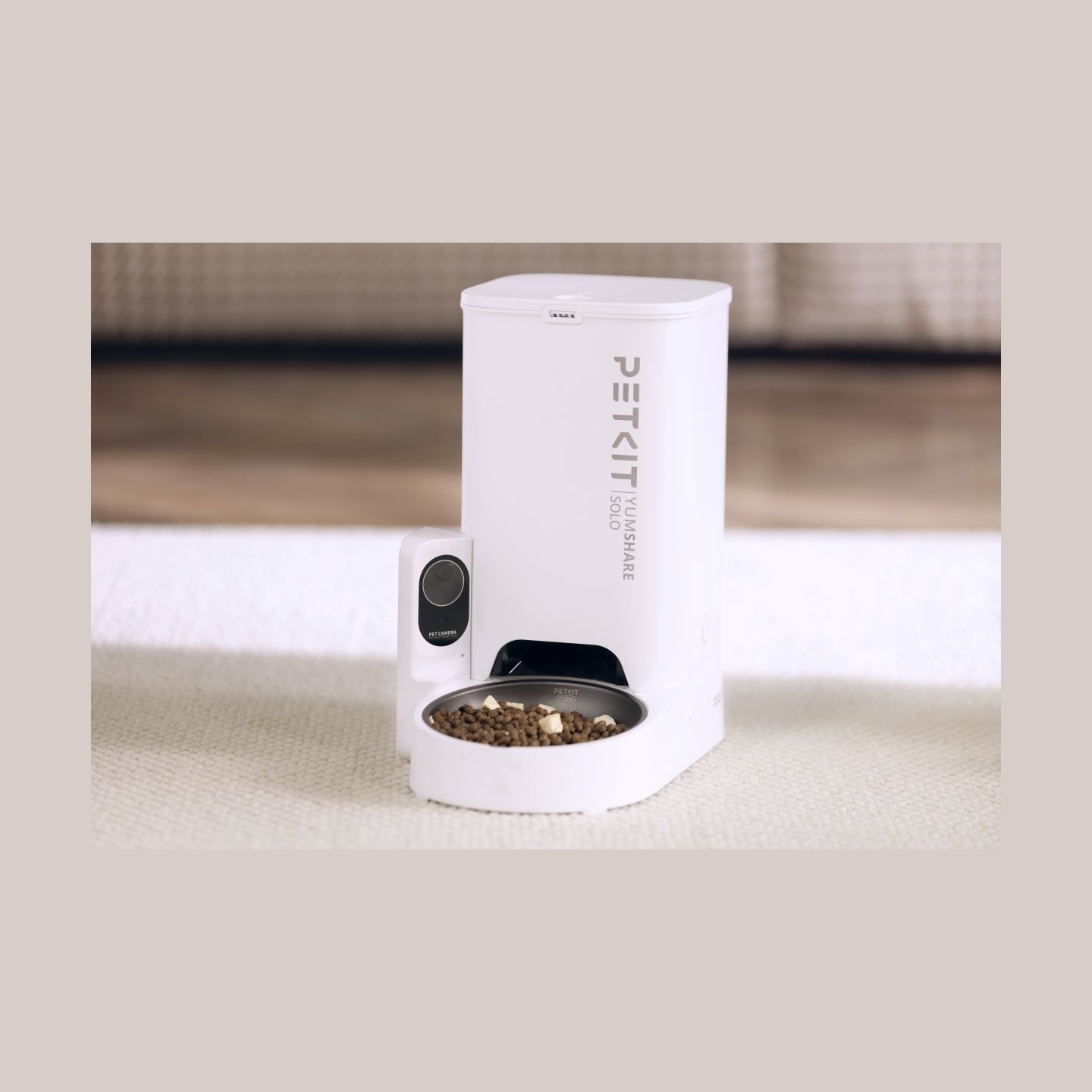 Petkit | Feeder with Camera | P571 YumShare Solo | Capacity 3 L | White