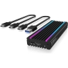 Raidsonic | Icy box | IB-1824ML-C31 Enclosure for 1x NVMe