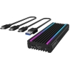 Raidsonic | Icy box | IB-1824ML-C31 Enclosure for 1x NVMe