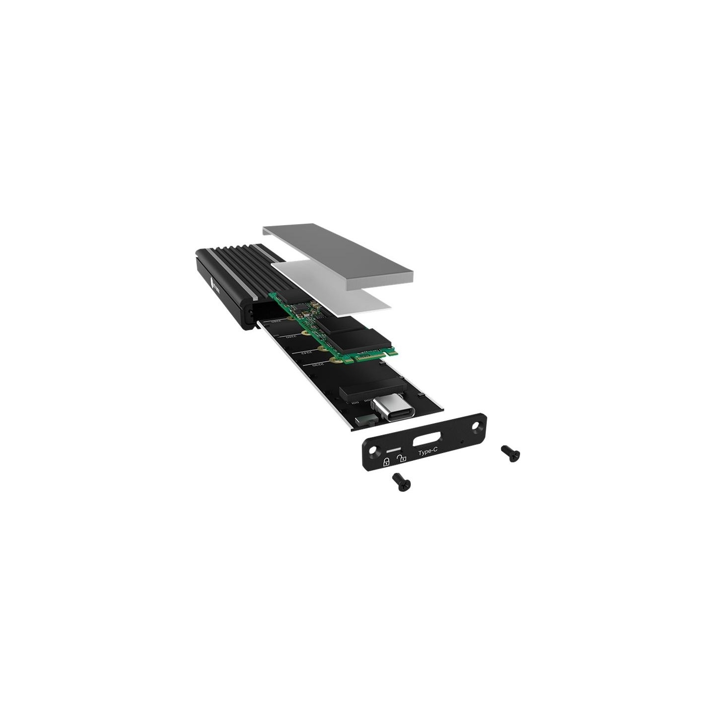Raidsonic | Icy box | IB-1824ML-C31 Enclosure for 1x NVMe