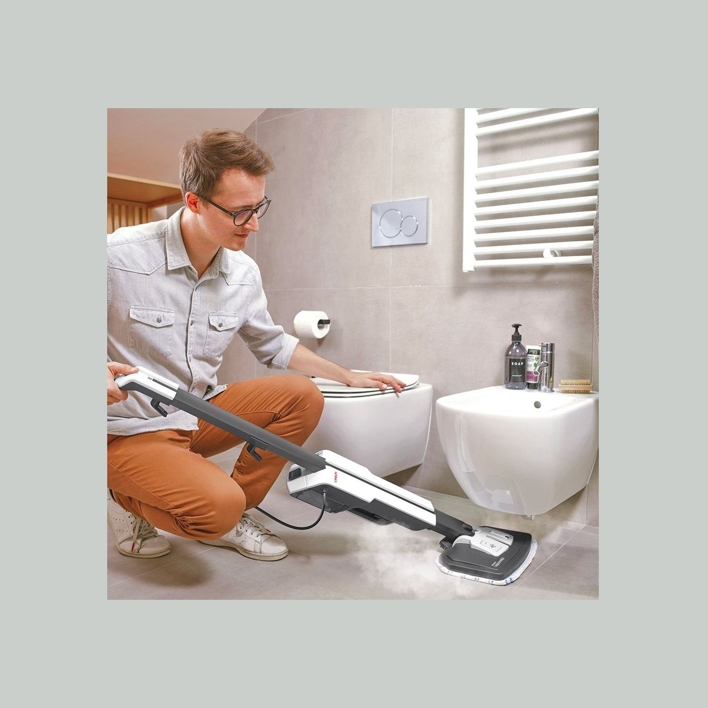 Polti | Steam mop with integrated portable cleaner | PTEU0307 Vaporetto SV660 Style 2-in-1 | Power 1500 W | Steam pressure Not A