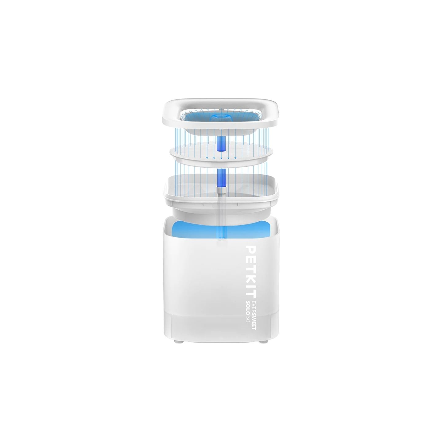 Petkit | Smart Pet Drinking Fountain | Eversweet Solo | Capacity 1.8 L | Filtering | Material Plastic | White