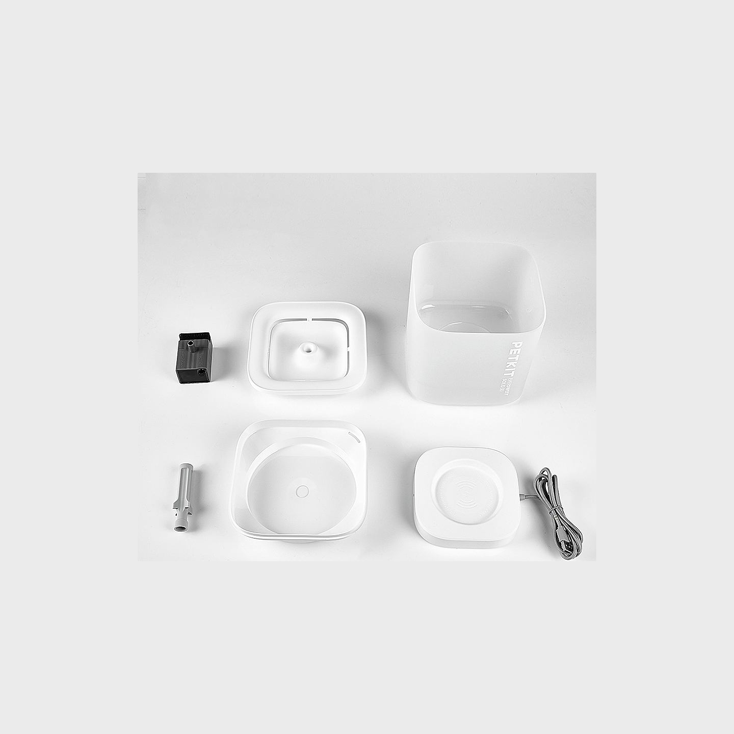 Petkit | Smart Pet Drinking Fountain | Eversweet Solo | Capacity 1.8 L | Filtering | Material Plastic | White