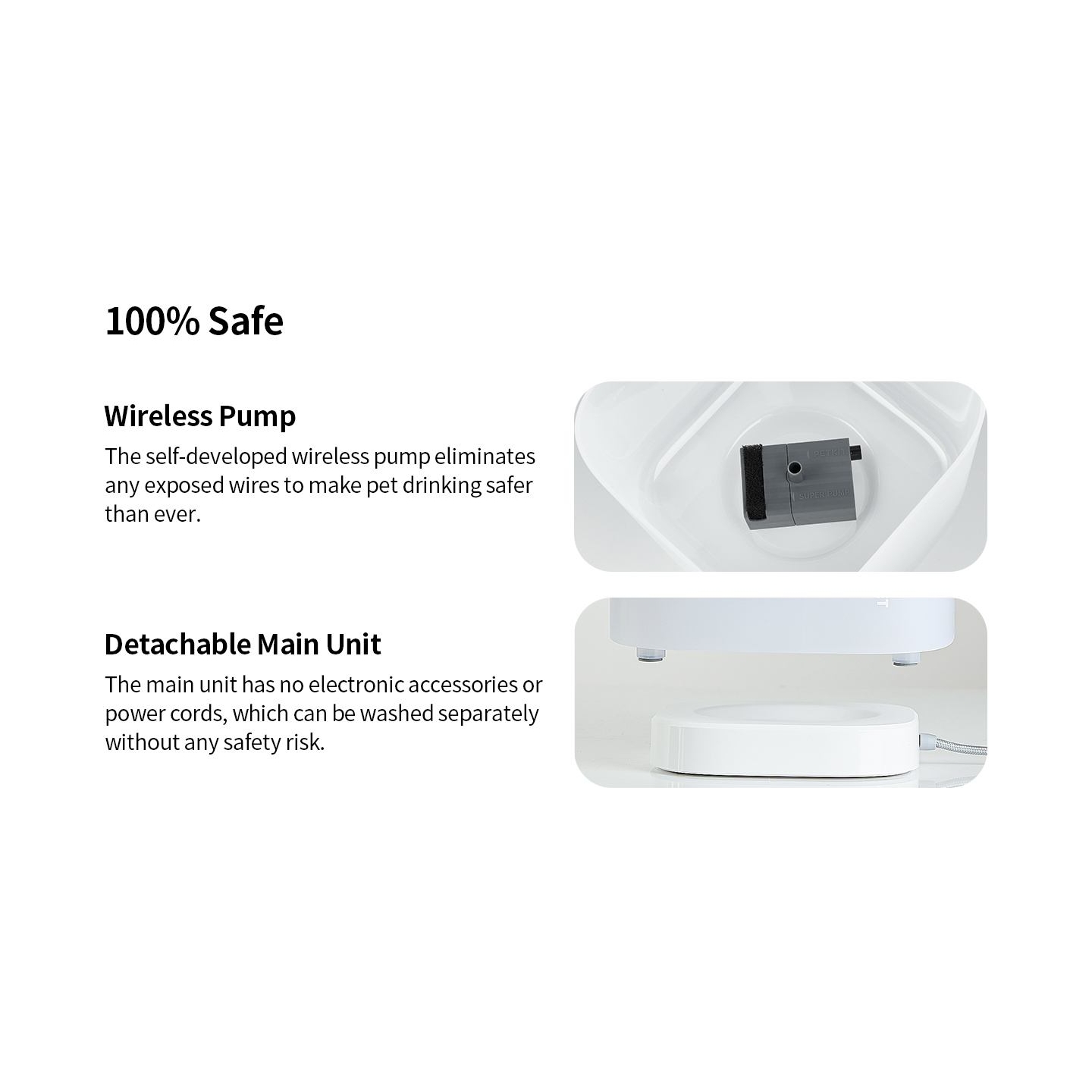 Petkit | Smart Pet Drinking Fountain | Eversweet Solo | Capacity 1.8 L | Filtering | Material Plastic | White