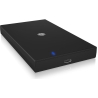 Raidsonic | ICY BOX | IB-200T-C3 Enclosure for 1x SSD/HHD with USB 3.2 Gen 1 Type-A/Type-C combi-cable | 1 x 2.5 "SATA I, II, II