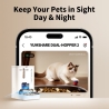 Petkit YumShare Dual-hopper 2 Automatic Feeder with Camera | Capacity 5 L | Material ABS, 304 stainless steel | White
